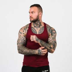 Stringer Tank Top Burgundy atléta - GymBeam