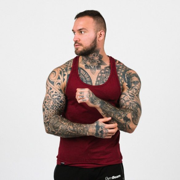 Stringer Tank Top Burgundy atléta - GymBeam