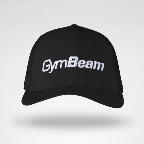 Mesh Panel baseball sapka Black - GymBeam