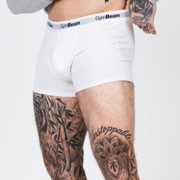 Essentials 3Pack White boxeralsó - GymBeam