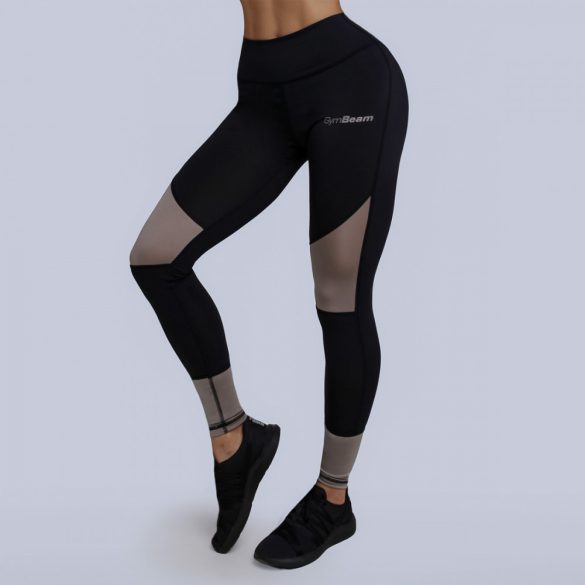 Black Silver női leggings - GymBeam