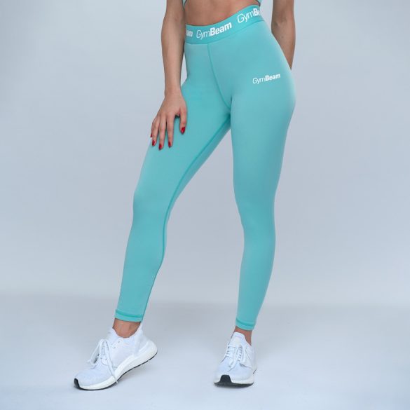 Simple Turquoise női leggings - GymBeam