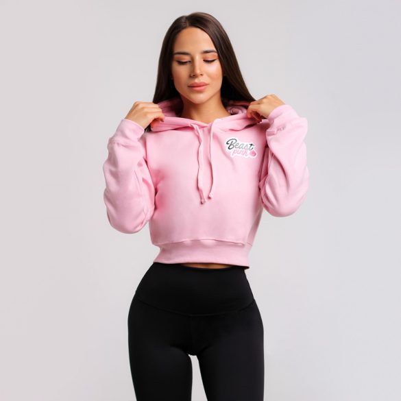 Crop Blush női pulóver - BeastPink