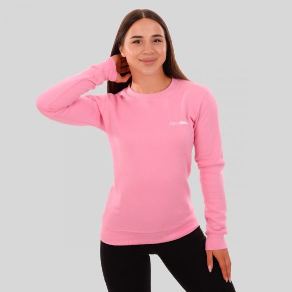 Basic Baby Pink női pulóver - GymBeam