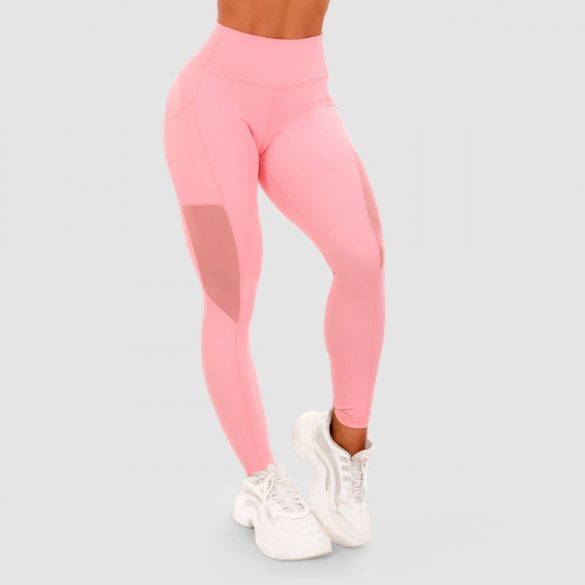 Mesh Panel nÅi leggings Pink - GymBeam