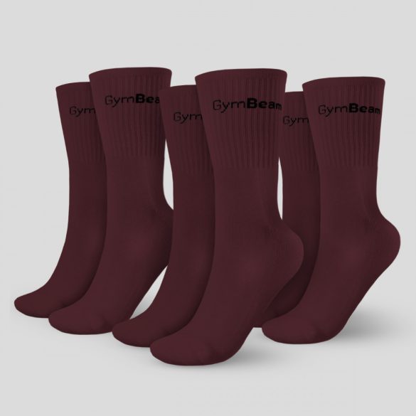 3/4 Socks 3Pack Eggplant zokni - GymBeam