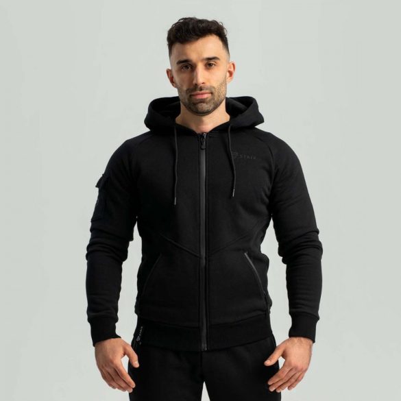 Nova Zip Up Black kapucnis pulóver - STRIX