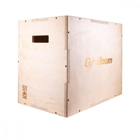 PlyoBox Wood pliometrikus doboz - GymBeam