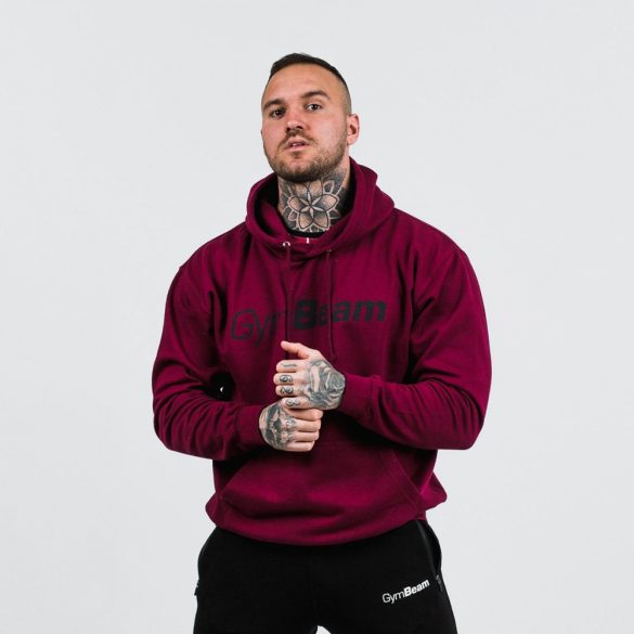 PRO Hoodie Burgundy pulóver - GymBeam