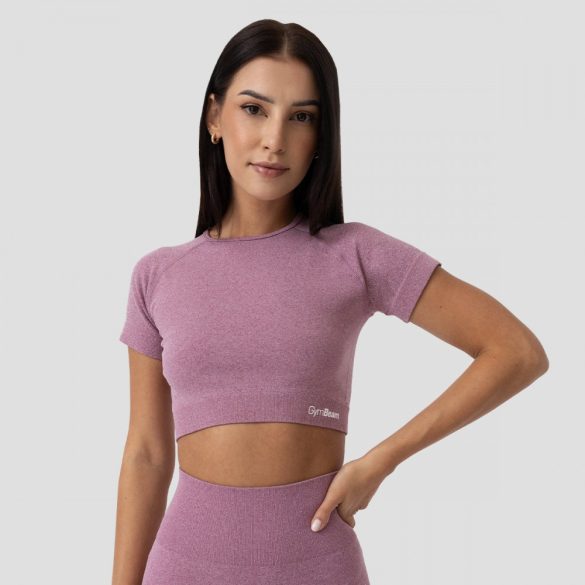 FLO női Crop Top Violet - GymBeam