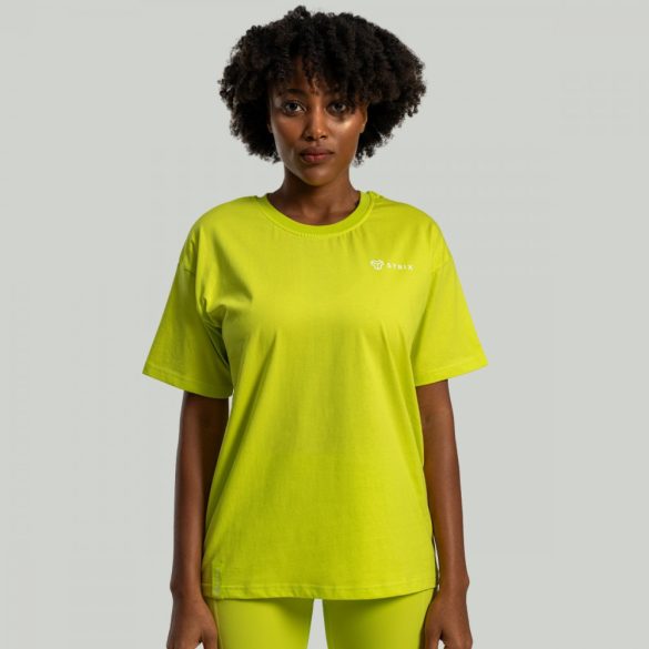 Lunar Oversized női póló Chartreuse - STRIX