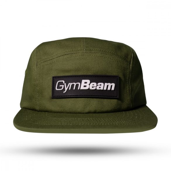 5Panel baseball sapka Military Green - GymBeam