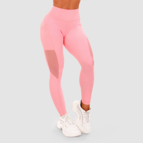 Mesh Panel női leggings Pink - GymBeam