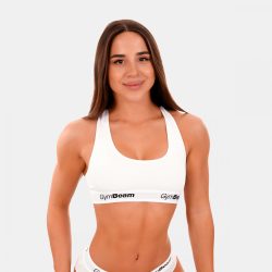 Bralette White sportmelltartó - GymBeam