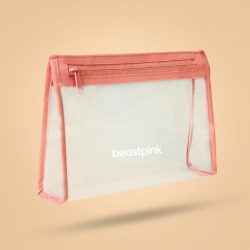 Kozmetikai táska Transparent - BeastPink