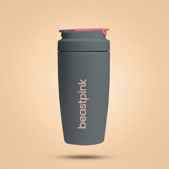 Thermo pohár 500 ml Grey - BeastPink