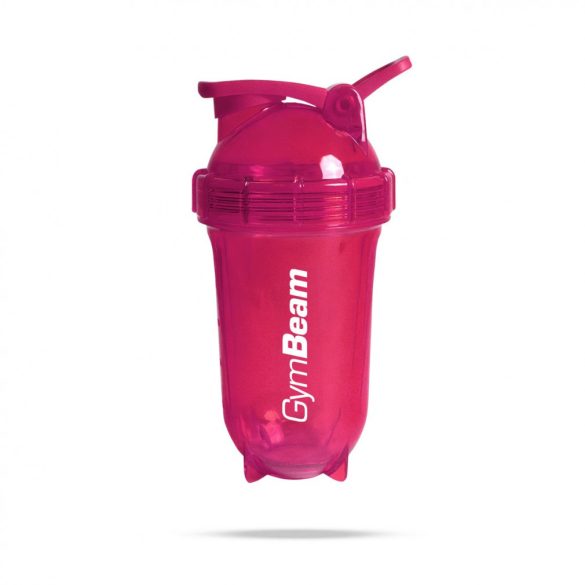 Tritan shaker Clear Pink 500 ml - GymBeam