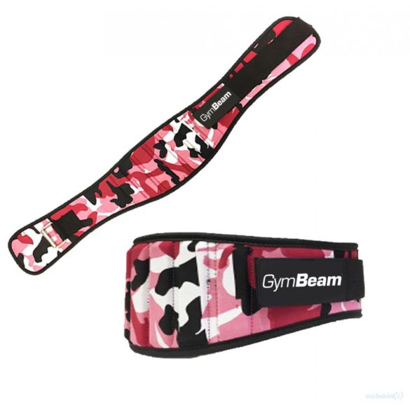 Pink Camo női fitnesz öv - GymBeam