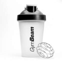 Shaker Blend Bottle átlátszó-fekete 400 ml - GymBeam