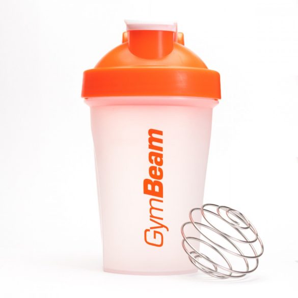 Shaker Blend Bottle átlátszó-narancssárga 400 ml - GymBeam