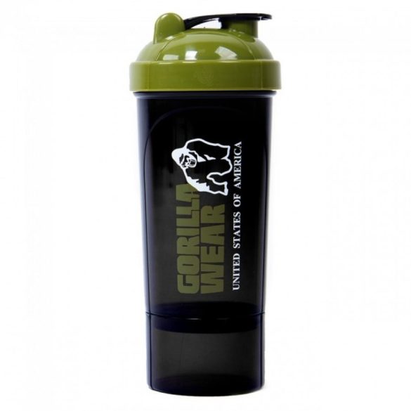 Shaker Compact - Black/Army Green 600 ml