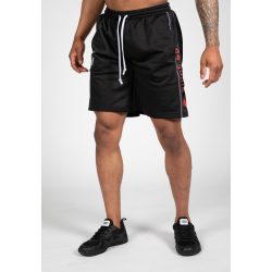 FUNCTIONAL MESH SHORTS - BLACK/RED