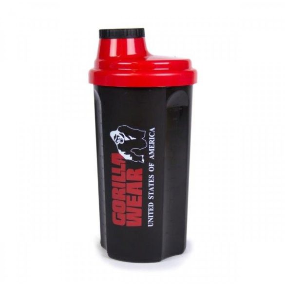 SHAKER 700ML - BLACK/RED