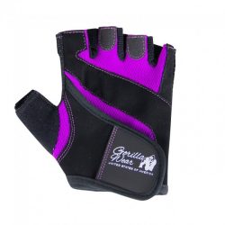 WOMEN'S FITNESS GLOVES - BLACK/PURPLE