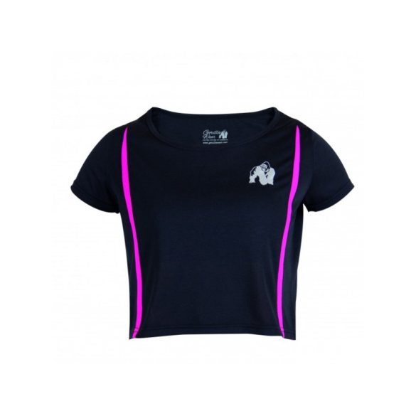 COLUMBIA CROP TOP - BLACK/PINK 