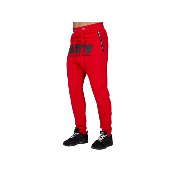 ALABAMA DROP CROTCH JOGGERS - RED