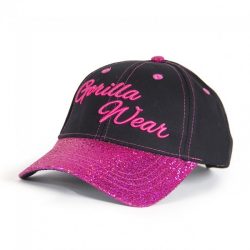 LOUISIANA GLITTER CAP - BLACK/PINK