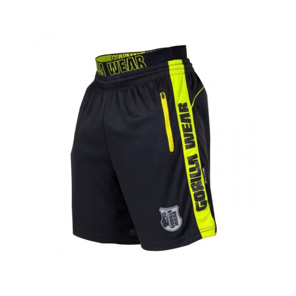 SHELBY SHORTS - BLACK/NEON LIME