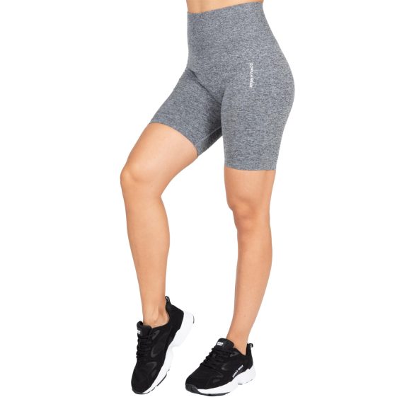 QUINCY SEAMLESS CYCLING SHORTS GRAY MELANGE