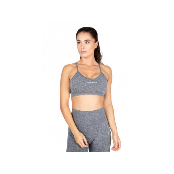 QUINCY SEAMLESS SPORTS BRA - GRAY MELANGE