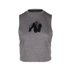 ADDISON DROP ARMHOLE TANK TOP - GRAY