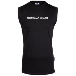 SORRENTO SLEEVELESS T-SHIRT - BLACK