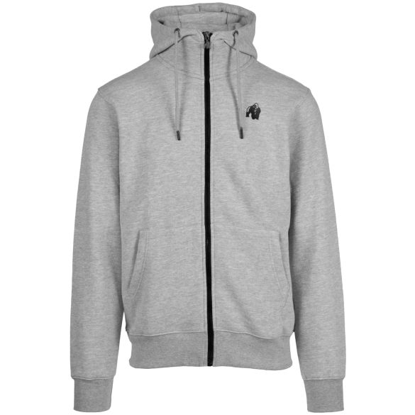 KENNEWICK ZIPPED HOODIE - GRAY