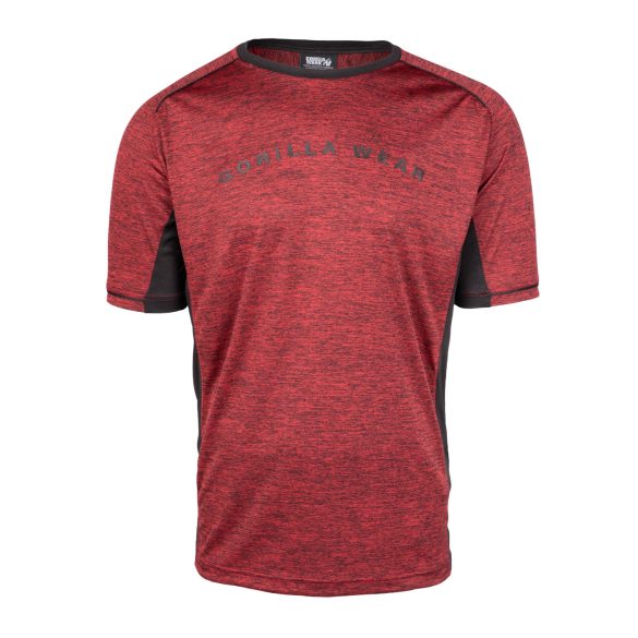 FREMONT T-SHIRT - BURGUNDY RED/BLACK