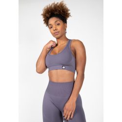 YAVA SEAMLESS SPORT BRA - GRAY