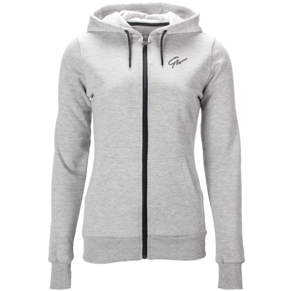 PIXLEY ZIPPED HOODIE - GRAY