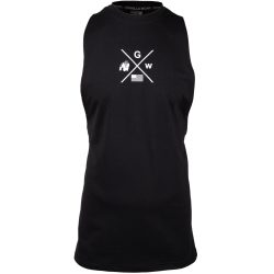 CISCO DROP ARMHOLE TANK TOP - BLACK/WHITE