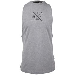 CISCO DROP ARMHOLE TANK TOP - GRAY/BLACK