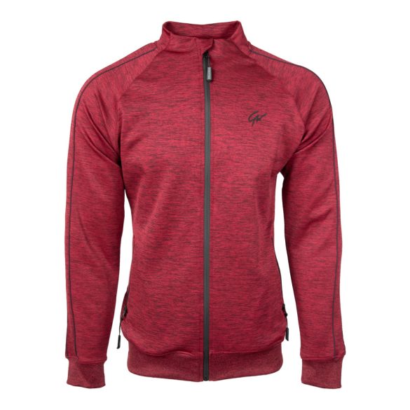 WENDEN TRACK JACKET - BURGUNDY RED