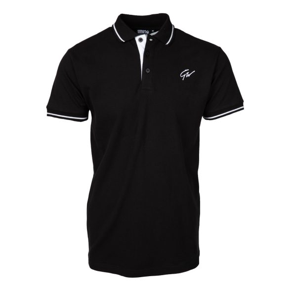 DELANO POLO - BLACK/WHITE