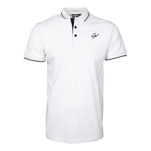 DELANO POLO - WHITE/BLACK