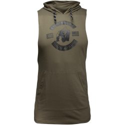 LAWRENCE HOODED TANK TOP - ARMY GREEN