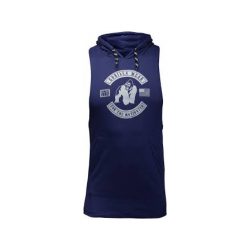 LAWRENCE HOODED TANK TOP - NAVY