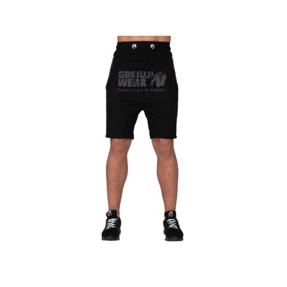 ALABAMA DROP CROTCH SHORT - BLACK