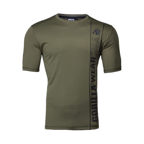 BRANSON T-SHIRT - ARMY GREEN/BLACK