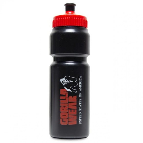 Classic Sports Bottle - Black/Red 750ml